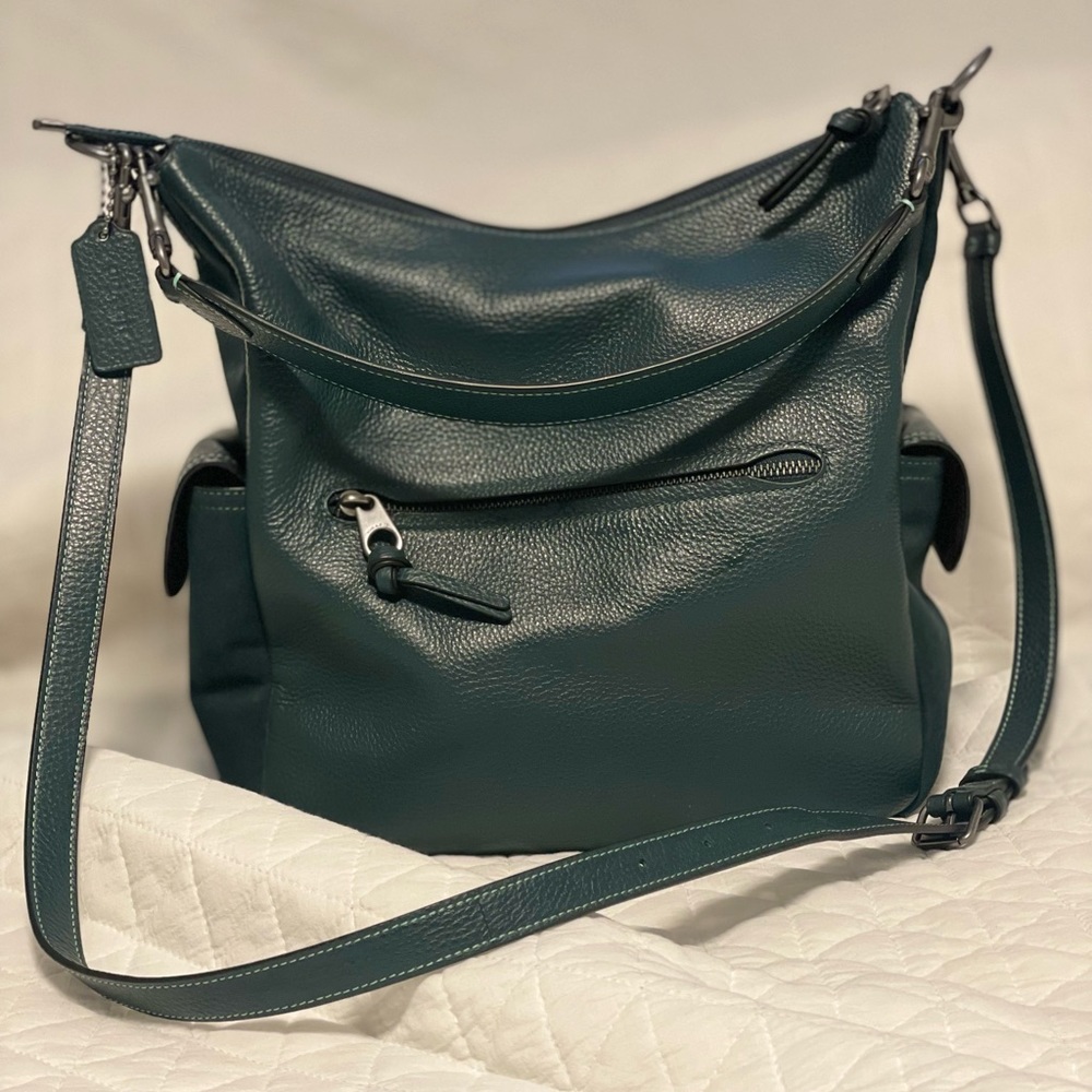 Coach Forest Green Pennie Shoulder Bag